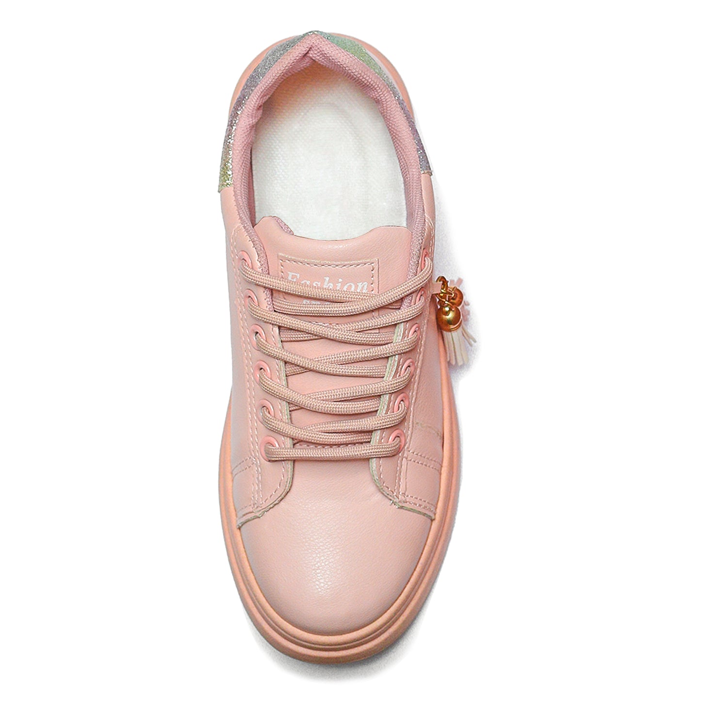 Simple Pink Sneakers For Girls